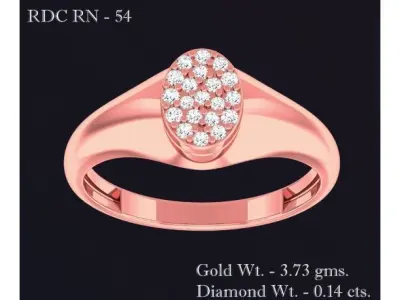 Women Ring 3D print model 45