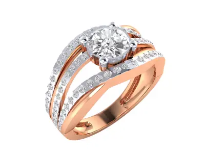  Women Ring Render 3dm STL MTL SLC JCD OBJ FBX Details 3D print model 7
