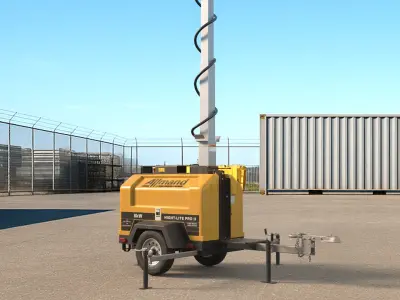  Allmand Mobile Lighting Mast 