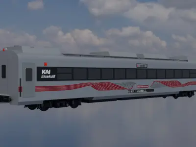 K1 Executive Class Stainless Steel New Gen Argo Dwipangga 2023 3D model