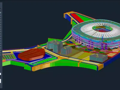 New Camp Nou - Viral YT Video - City not included 3D model