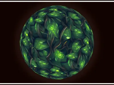 Grass Magic Forest Floor 10 TEXTURES Hand-painted ---PACK 9--- Texture