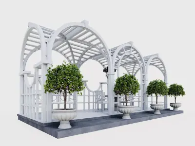 summer house 3D model purchase