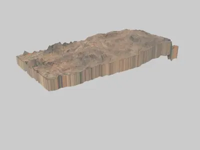 Mopti City Low-poly 3D model