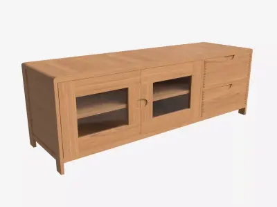 Wide TV Unit Ercol Bosco 3D model