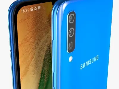Samsung Galaxy A50 All colors 3D model