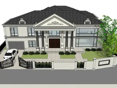 High-end-noble-villa area-077 3D model