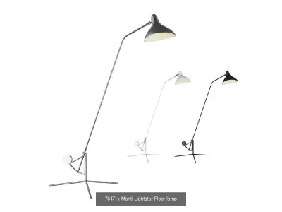 764 Manti Lightstar Collection of Lamps 3D Model Pack