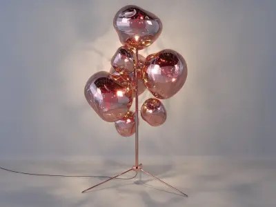 T Dixon MELT STAND Floor Lamp 3D model 3D model