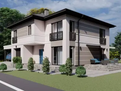 modern Residential house  3D model