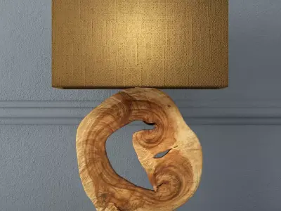 Acacia Table Lamp by Jamie Young 3D model