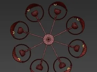 Lily Turquoise 3D model