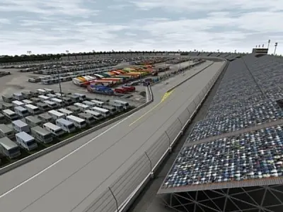 Milwaukee Mile Speedway Game Ready Low-poly 3D model