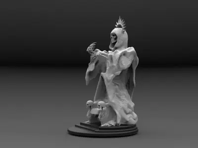 Throne for Modelism scenaries Warhammer40k Fan Made 3D print model
