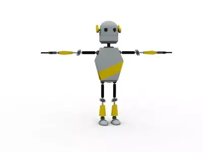 Robot Low-poly 3D model