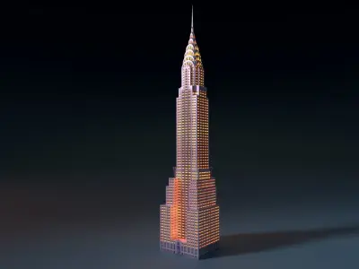 Chrysler Building 3D print model