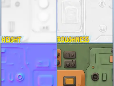 SciFi Seamless Texture Texture 2