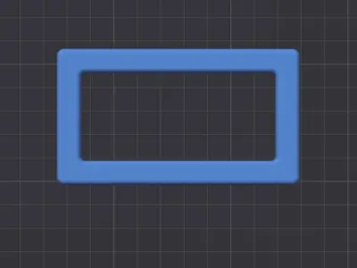 FRD Capri Granada Escort Cortina inner door handle trim 3D print model