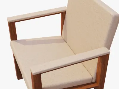Leather Chair 3D model buy