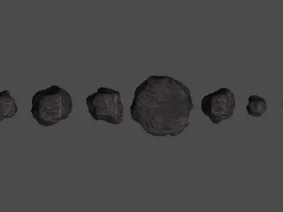 Rock Set 05 - Cave 3D model