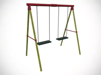 Swing Low-poly 3D model
