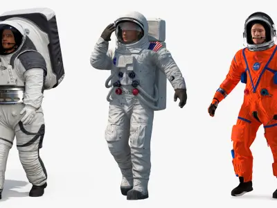  NASA Astronauts Rigged Collection 