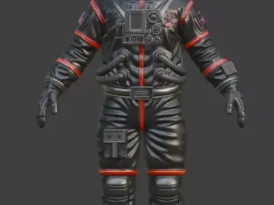 Astronaut Spacesuit 3D Model 3D model