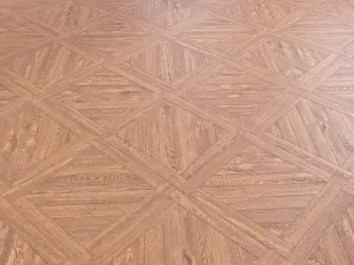 Parquet - Laminate - Wooden floor 2 in 1 Low-poly 3D model 76
