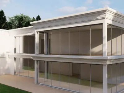 Modern House 13 3D model buy