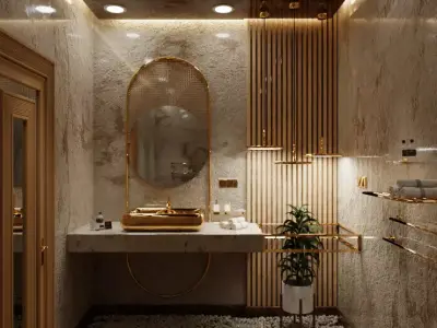 MORDEN BATHROOM 3D model