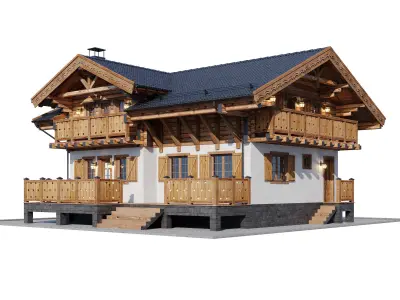 Eco wood v7 3D model