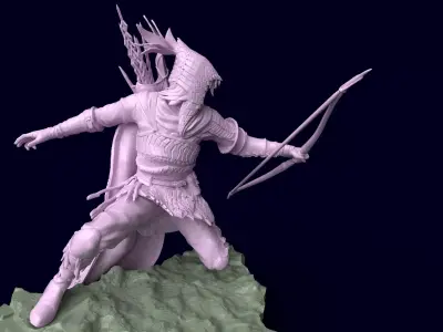 Elden Ring Nightreign Ironeye 3D print model