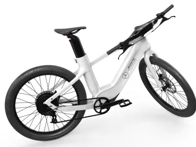  Mercedes AMG Electric Commuter Bicycle Rigged for Maya 