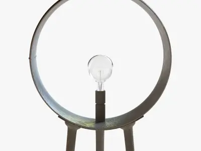 3 legs floor lamp 3D model