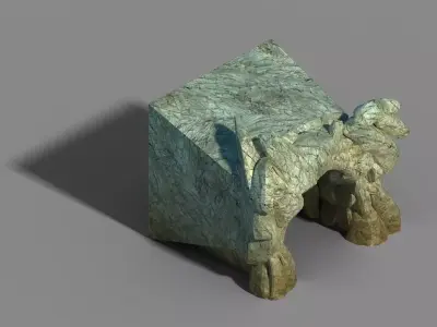 New Village - cave -01 3D model