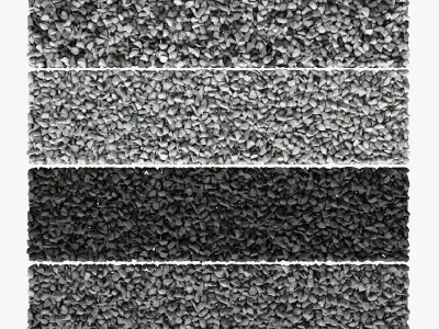 Gravel splinter smooth n3  3D model