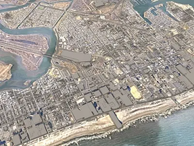 Atlantic City New Jersey USA 3D model