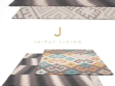 Jaipur Living Rug Set 7 3D model