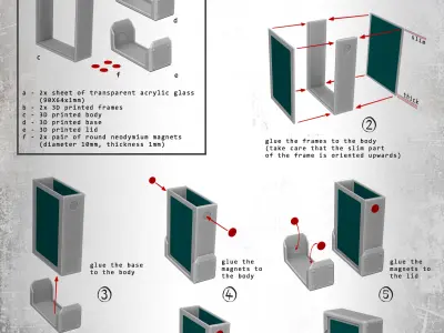 Archon Armour - A Keyforge Deckbox 3D print model