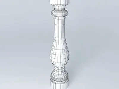 Rail Column 3D model