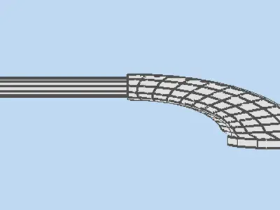 Shower Hose Type 3 3D model