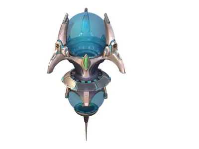 Sci Fi Building-Particle Producer 01 3D model