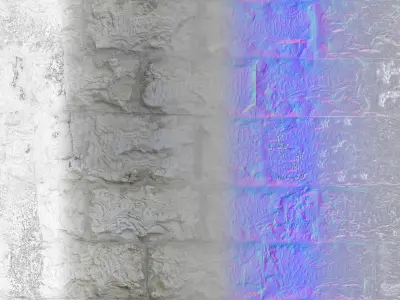 PBR Stone Texture - 4K Scanned - Photorealistic 011 Texture