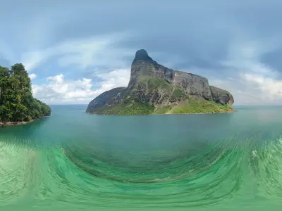 HDRI Ocean Panoramas Low-poly 3D model