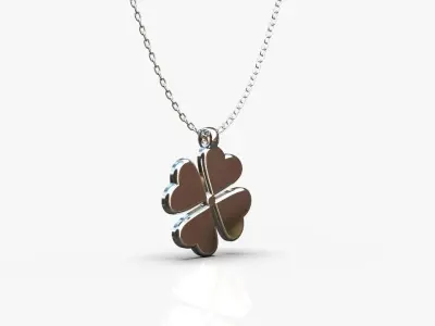 Light clover pendant 3D print model
