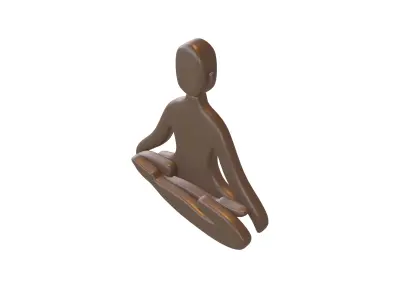 Chakra Icon v1 007 Low-poly 3D model