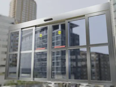 DORMA ESA300T Telescopic Door 3D model