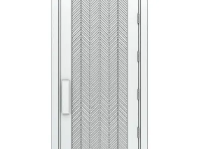 SUITED DOOR Low-poly 3D model