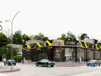 Gym and Fitness 3D model