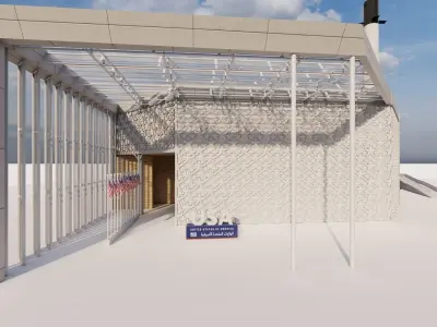 3D Expo 2020 Dubai USA pavilion 3D model 3D model